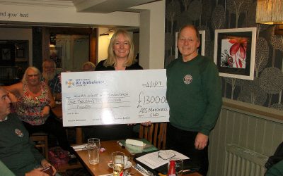 Club raises £1300 for Northwest Air Ambulance