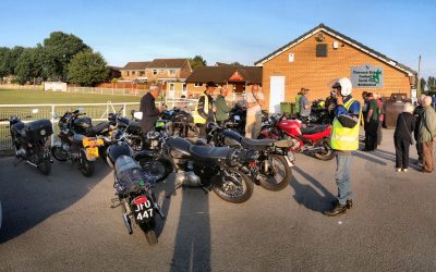 Good turnout of bikes at the June Club Night
