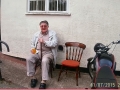 Bill enjoys a pint