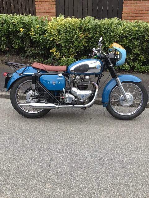 AJS 650 M31 Twin in blue 1960 for sale